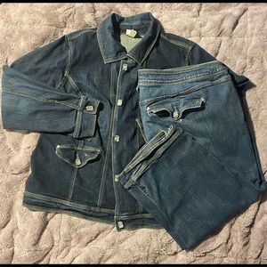 Lame Bryant Denim Jacket and Capris